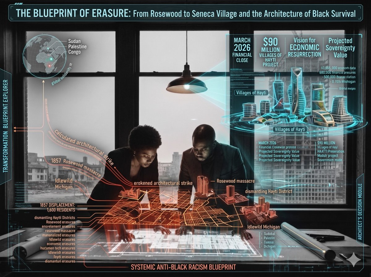 The Blueprint of Erasure: From Rosewood to Seneca Village and the Architecture of Black Survival